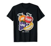 Joy Peace Love Kindness Gal 5 22 23 Fruits of The Spirit T-Shirt