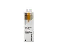 Cricut Joy Medium Point Gel Pen Set 3pack Glitter Black, Gold, Silver Cricut Joy