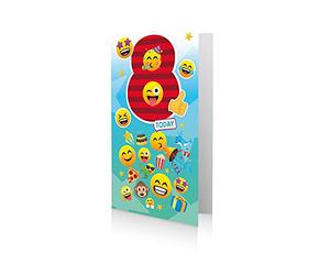 Joy Pixels Official Birthday Card, Age 8