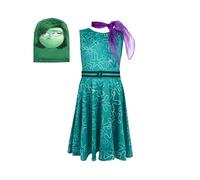 Joy, Sadness, Anger & More Cosplay Costume For Adult/Kids, Emotions Cartoon Movie Holloween Cosplay Costume Outfit With Mask(Size:180,Color:Disgust)