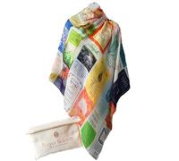 Joy Scripture Prayer Scarf for Women | Classic Shawl Christian Wrap, 24 Uplifting Bible Verses | Encouraging Christian Gift, Scarf W/ Canvas Bag (35x70"), Large