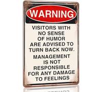 Joy Seekers Only Beyond Label Metal Sign 12x8 Inch