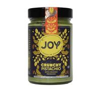 JOY SPREAD Crunchy Pistachio Cream 330g - Flavorful Spreadable Pistachio with Generous Crushed Pistachio Pieces - Perfect for Toast, Pancakes, Desserts & Baking