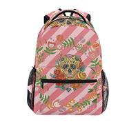 Joy Sugar Skull Shoulder Backpack Student Bookbags for Travel Kid Girls Boys