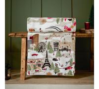 Joy To All Fleece Throw Furn Cream 140cm x 180cm