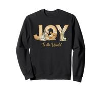 Joy To The World Baby Jesus Nativity Christian Christmas Sweatshirt
