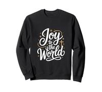 Joy To The World Christian Christmas Faith Cross Sweatshirt