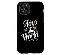 Joy To The World Christmas Carol Starburst Lettering Case for iPhone 11 Pro