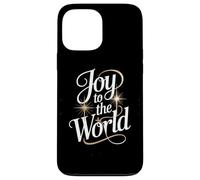 Joy To The World Christmas Carol Starburst Lettering Case for iPhone 13 Pro Max