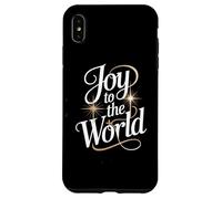 Joy To The World Christmas Carol Starburst Lettering Case for iPhone XS Max