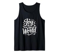 Joy to The World Christmas Christian Nativity Star Tank Top