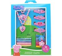 Joy Toy 23984 Peppa Pig Accessory Set 18 Pieces - in Gift Box 18.5 x 2.5 x 23.5 cm