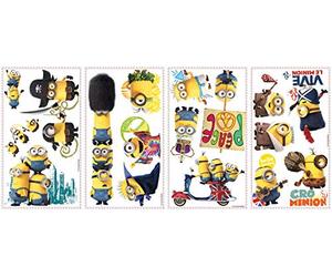 Joy Toy 30000 Minions Wall 4 Sheet Decals Sticker in Blister Pack