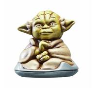 Joy Toy 651353 Star Wars Sitting Yoda "Always Two There Are" High End Ceramic Collectors Figure in Leather Noble Display Box