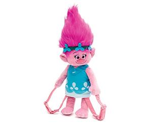 Joy Toy 67696 Trolls Poppy Head Plush Backpack