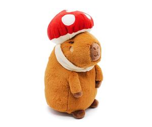Joy Toy Hug-a-Capybara Capybara avec Champignon en Peluche 23 cm