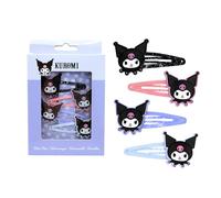 Joy Toy Kuromi 4 Hair Clips in Gift Pack 9 x 1.5 x 14 cm