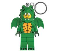 Lego Minifigures Keychain Light - Green Dragon Costume Girl - 3 Inch Tall Figure (KE224H)