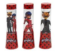 Joy Toy Miraculous 65973_12 LED Glitter Lamps 4.5 x 4.5 x 15 cm in Tube Packaging Battery Operated
