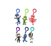 JOY TOY PJ Masks 3D PVC Character Keychains/Clip On, 6 cm
