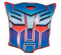 Joy Toy "Transformers-Logo Pillow, Cotton, Blue/Red, Single, 8 x 12 x 16 cm