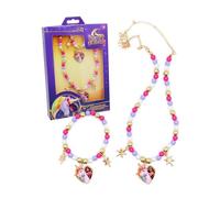 Joy Toy Unicorn Academy Jewellery Set Plastic Necklace and Bracelet with Stars and Charms