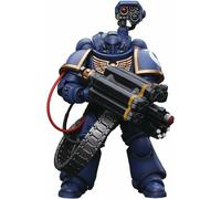 Joy Toy Warhammer 40k Action 1/18 Ultramarines Desolation Marine With Castellan Launcher Superfrag 12 Cm Figure Blue