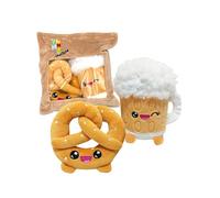 Joy Toy - Yummis Together Pretzel and Beer - 2 Plush 15 cm in Take Away Plush Bag 21 x 21 cm