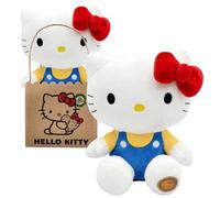 Joy ToyHello Kitty Classic Eco Plush 24 cm in Reusable Cardboard Bag - The Plush is Made from 100% Recycled PET Bottles