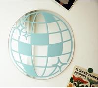 JOY UINAN Cute Room Decor Teen Girl Room Decor Preppy Room Decor for Teen Girls Room Decor Aesthetic Bedroom Decor Aesthetic Disco Ball Decor Acrylic Mirror, Pastel Blue