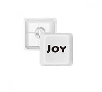 Joy Word Inspirational Quote Sayings PBT Keycaps for Mechanical Keyboard White OEM No Marking Print