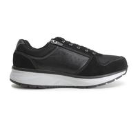 Joya Dynamo Zip Leather Textile Men's Low Top Trainers - Black - Size:UK 11