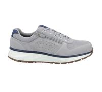 Joya Dynamo Zip Leather Textile Men's Low Top Trainers - Grey - Size:UK 7