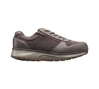 Joya Dynamo Zip Leather Textile Men's Low Top Trainers - Brown - Size:UK 13