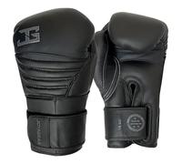JOYA Kickboxing Gloves Black Falcon - 16 oz - Made of Genuine Leather - Martial Arts Sparring Gloves - Muay Thai Kickboxing - Boxing Gloves - Punching Gloves Joya Fight Gear