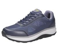 JOYA Mens Cancun II Textile Leather Blue Shoes 8.5 UK