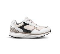 JOYA Sneaker Tina III White-Gold JY121A, smooth leather and mesh, active sole, changing footbed white, white/gold, 40 1/3 EU