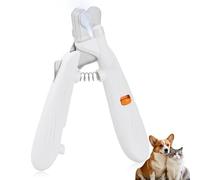 Joyan Pet Nail Clippers, Small Claw Scissors for Cats & Dogs, Claw Trimmer with LED Light & Nail File, Nail Trimmer with Splashproof Safety Guard for Kittys, Puppy, Rabbit, Guinea Pig