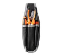Joyan Tool Belt, 600D High Carbon Oxford Cloth, 4-Pockets, Black and Gray, 26.6 x 13.8 x 0.5 cm, 90 g