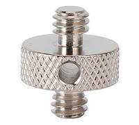 Joyance 1/4in Male to 1/4in Male Threaded Tripod Screw Adapter, Double Sided Standard Mounting Thread Converter, Camera Accory
