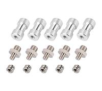 Joyance 15pcs 1/4 to 3/8 Converter Threaded Screws Adapter, 3/8 Screw Adapter, 1/4 Screw Adapter, Camera Accory, Compatible with Various Equipment