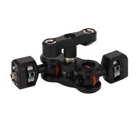 Joyance Aluminium Alloy Power Bank Holder, Universal Mount Clamp for Camera with 1/4 Inch Screw Hole, Magic Arm with Dual Ball Heads, 180 Degree Rotation, Portable