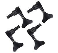 Joyance Electric Bass Tuning Head Ukulele Bridge Saddle and Nut Set, Bone Ukulele Replacement Parts for 4 String Ukuleles, Musical Instrument Repair Components