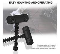 Joyance Electric Guitar Saddle Set 3Pcs Bridge Saddle Set for TL Electric Guitar, Black Guitar Saddle Set, Replacement Bridge Saddle Accories