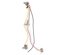 Joyance Guitar Accories Electric Guitar Wiring Harn Kit, Noise Reduction 3 Way B250K A250K Prewired Bass Wiring Harn, Guitar Accories for Electric Guitars