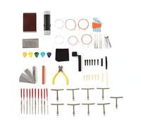 Joyance Guitar Accory Guitar Tool Kit, Bridge Pin Saddle Nut File Radius Ruler Set for Maintenance and Repair, Luthier Tools for Guitar String Adjustment and Setup