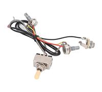 Joyance Guitar Circuit Wiring Harn 6Pcs Guitar Gear Metal Hex Hole Tuning Peg Machine Head Parts, Replacement Gear for Guitar Tuner, Accory for String Instruments