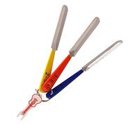 Joyance Guitar File Set Guitar Nut Slotting File Set, Stainl Steel Electric Guitar Nut Files, Portable String Pitch Adjustment Tool, Ideal for Guitarists, 3-Piece Set