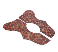 Joyance Guitar Guard Guitar Guard Picks, 2 Pcs Anti-Scratch Pickguard Protection Plate, Hard Plastic for Stringed Instruments, Black