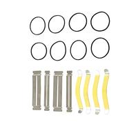Joyance Guitar Luthier Tool Kit Guitar Luthier Tool Kit, Metal Fingerboard Guard Set, String Spreaders Kit for Fretboard Maintenance, Includes Accories for Banjo and Bass